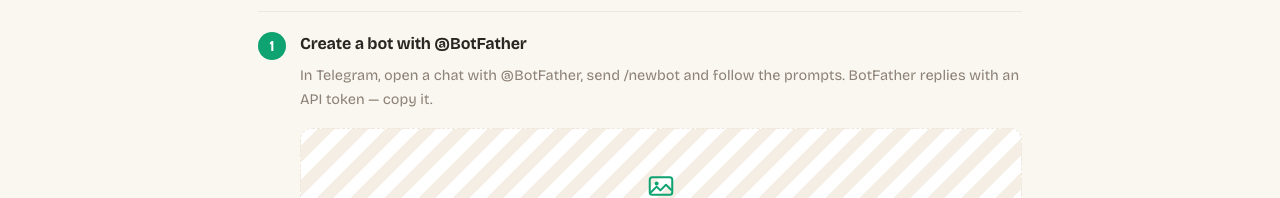 Creating a bot with BotFather in Telegram